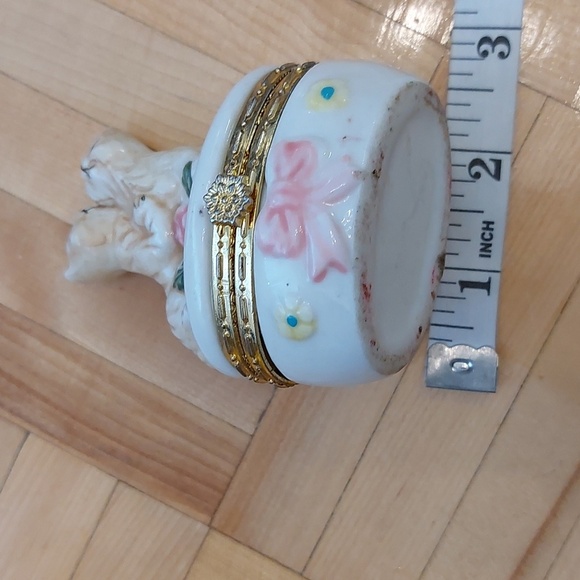 Vintage cats hugging trinket box - Picture 8 of 8